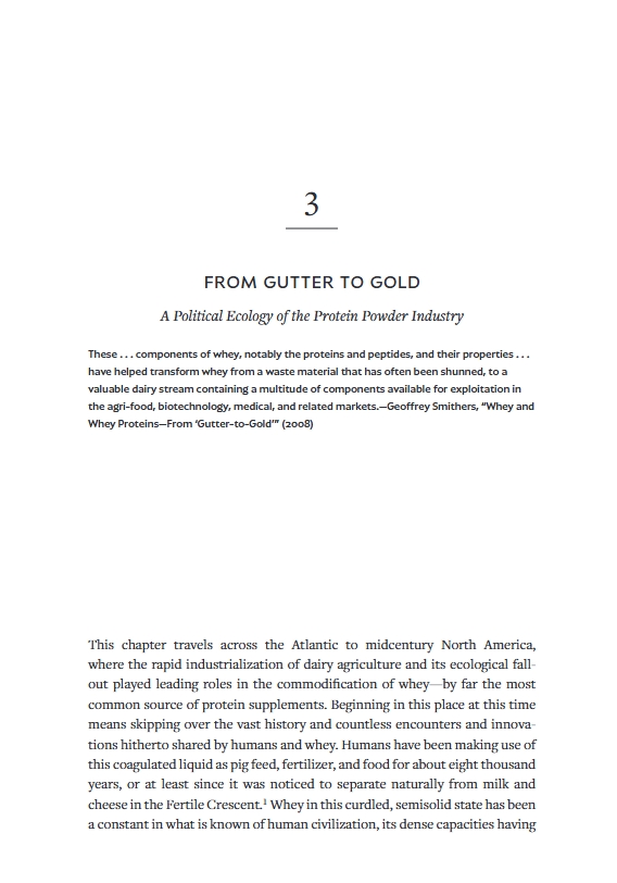 FROM GUTTER TO GOLD: A Political Ecology of the Protein Powder Industry